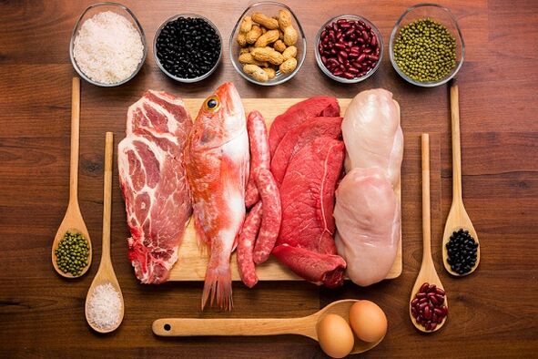 meat and fish products are indicated for prostate