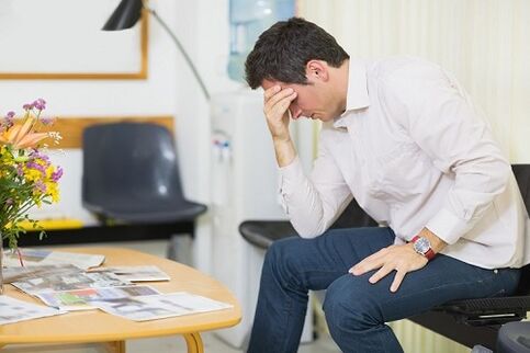 the man thought about treating prostatitis with medication